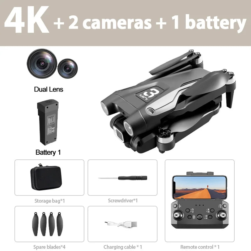 Xiaomi Mijia Z908 Pro/MAX 8K Drone – Professional 4K Camera Quadcopter with 3-Sided Obstacle Avoidance & Optical Flow Localization