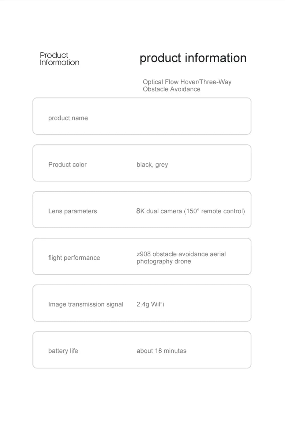 Xiaomi Mijia Z908 Pro/MAX 8K Drone – Professional 4K Camera Quadcopter with 3-Sided Obstacle Avoidance & Optical Flow Localization