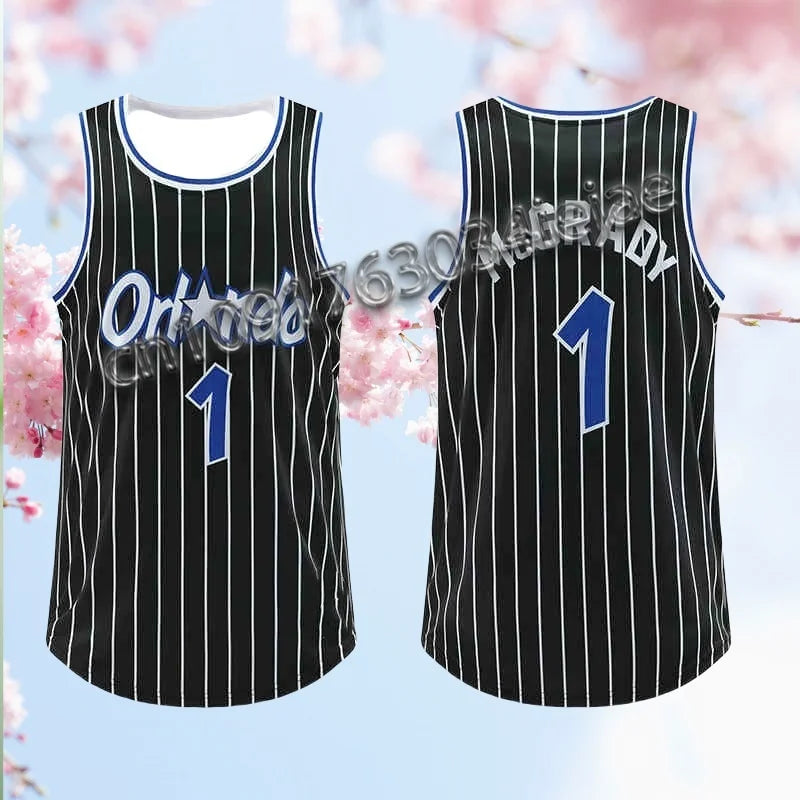 2025 Orlando Magic Retro Basketball Jersey – No.1 Vintage Mesh Sports Vest for Men & Women | Summer Running & Training Tank Top
