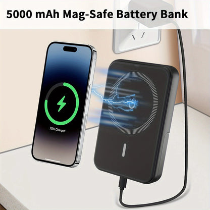 3-in-1 MagSafe Power Bank Wireless Charger for iPhone & iWatch