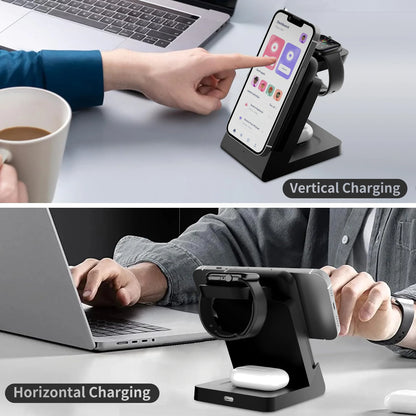 3-in-1 MagSafe Power Bank Wireless Charger for iPhone & iWatch